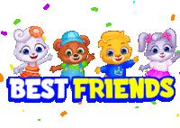 Friends Forever Best Friends Forever Sticker
