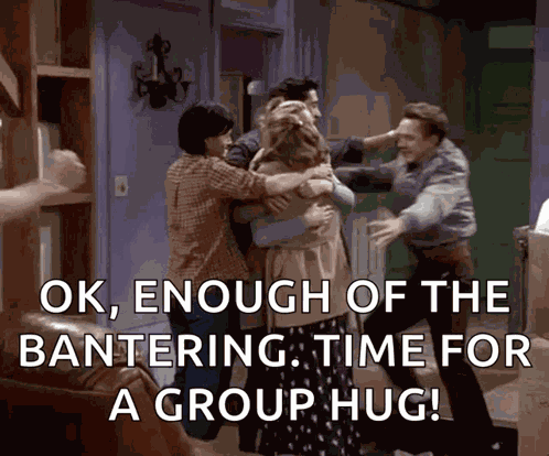 Friends Hug GIF