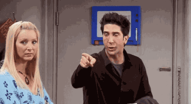 Friends Ross Geller GIF
