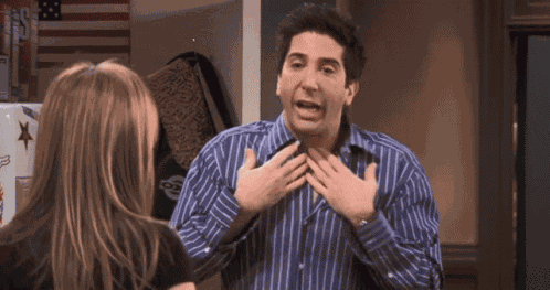 Friends Ross Geller GIF