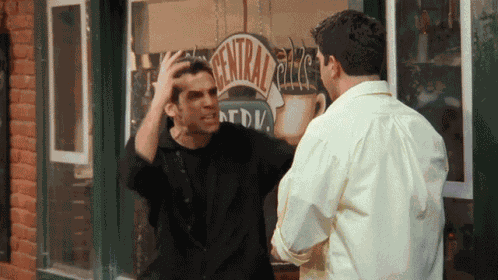 Friends Ross Geller GIF