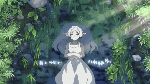 Frieren Pond GIF