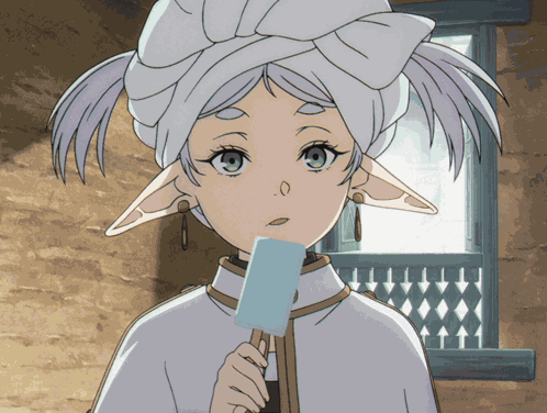 Frieren Popsicle GIF