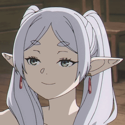 Frieren Smug GIF