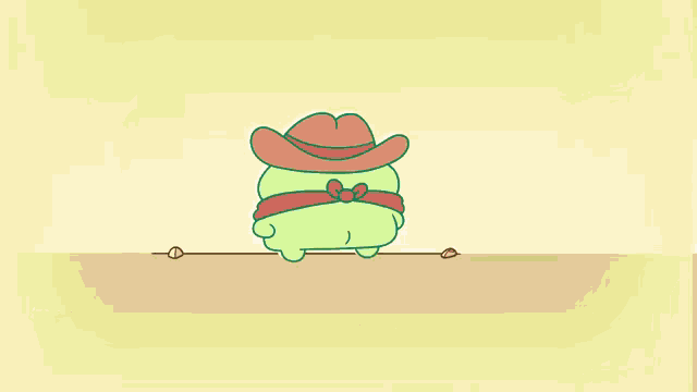 Frog Cowboy GIF