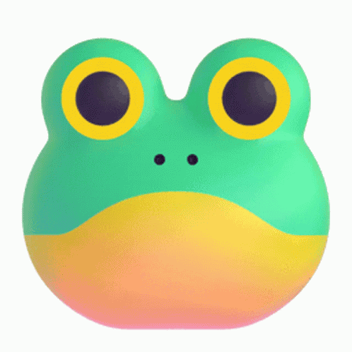 Frog Emoji GIF