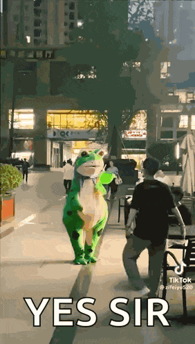 Frog Salute GIF