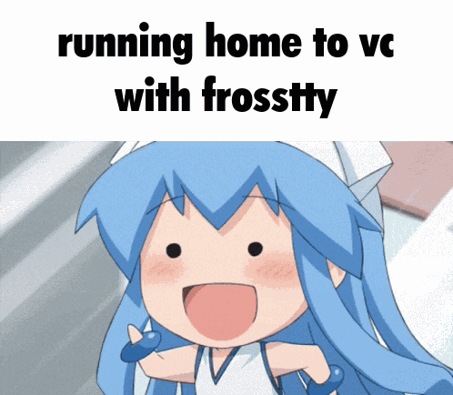 Frossttyless Running Home To Vc With Frosstty GIF