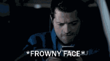Frown Typing GIF