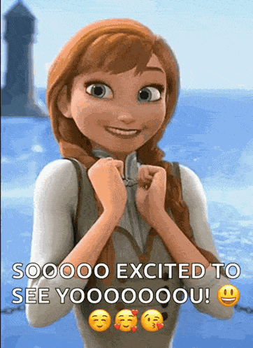 Frozen Excited GIF