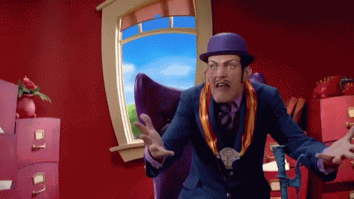 Frustrated Lazytown GIF
