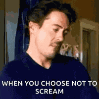 Frustrated Robertdowneyjr GIF