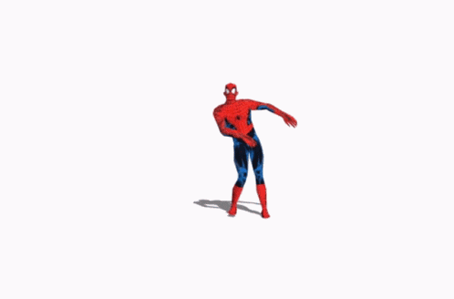 Funny Dancing Spiderman Spiderman Dancing GIF