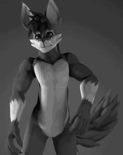 Furry Gigachad GIF