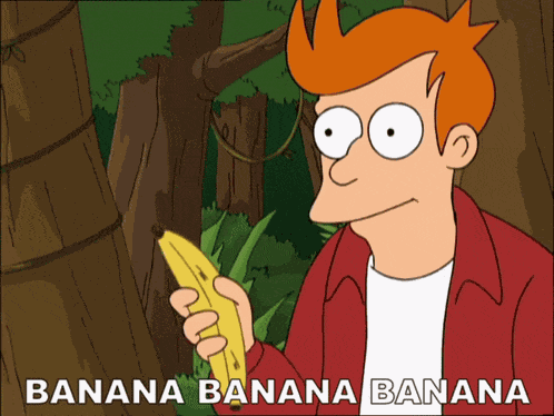 Futurama Banana GIF