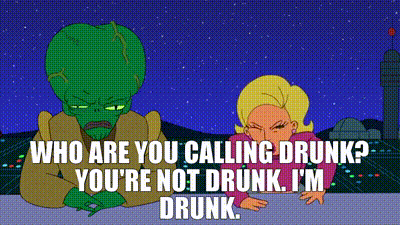 Futurama Drunk GIF
