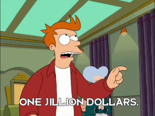 Futurama One Jillion Dollars GIF
