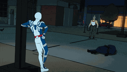 Future Foundation Suit Your Friendly Neighborhood Spider-man GIF