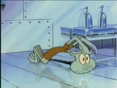 Future Squidward GIF
