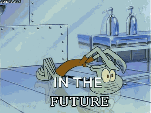 Future Squidward GIF