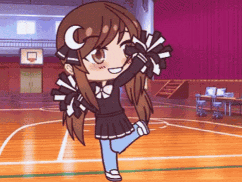 Gacha Cheerleader GIF
