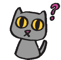 Gaiathegraycat Question Sticker
