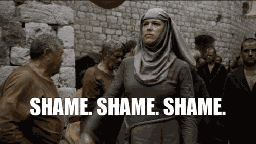 Game Of Thrones Shame GIF
