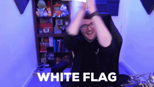 Gameboyluke White Flag GIF
