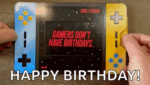 Gamer Birthday Gamer GIF