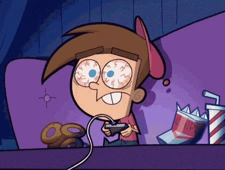 Gaming Timmy Turner GIF