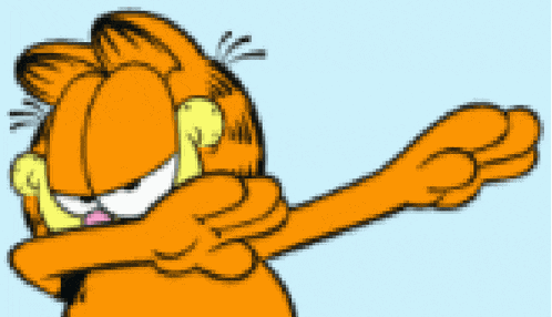 Garfield Dabbing Meme