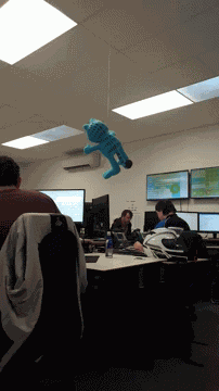 Garfield Hanging GIF