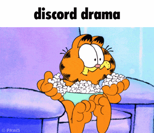 Garfield Popcorn Eating GIF