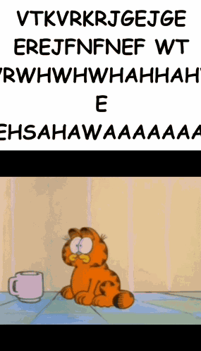 Garfield Tantrum GIF