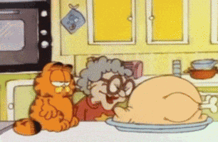 Garfield Thanksgiving Happy Thanksgiving GIF