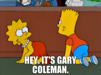 Gary Coleman Simpsons Birthday GIF