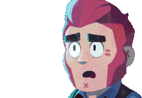 Gasp Brawl Stars Sticker