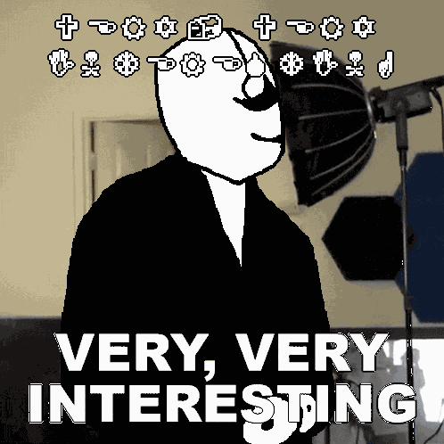 Gaster Very Very Interesting GIF