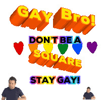 Gay Bro Bro Code Sticker
