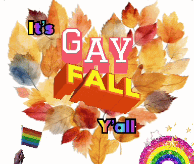 Gay Holidays Fall GIF