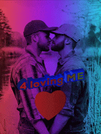 Gay Love Love You Couple GIF