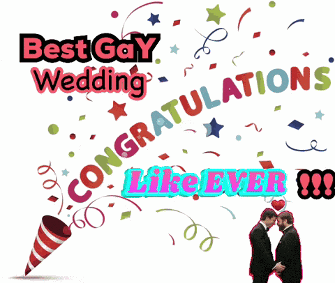 Gay Marriage Gay Weddings GIF