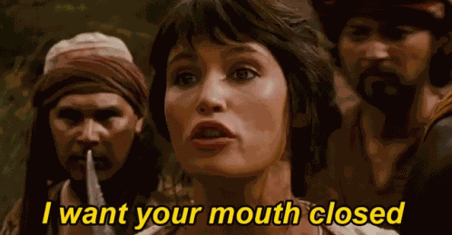 Gemma Arterton Gagged GIF