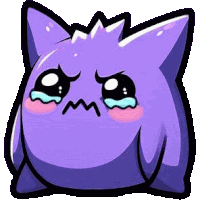 Gengar Cry Sticker