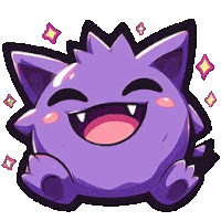 Gengar Cute Sticker