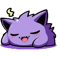 Gengar Cute Sticker
