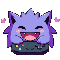 Gengar Happy Sticker