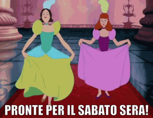 Genoveffa Anastasia Sorellastre Cenerentola Brutte Cattive Brutta Cattiva Bruttona Bruttissima GIF