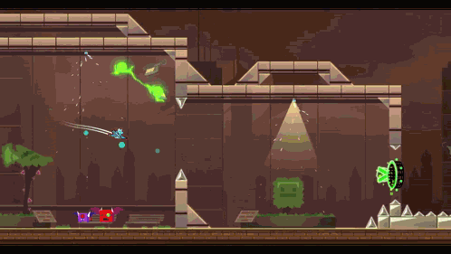 Geometry Dash Space Invaders GIF
