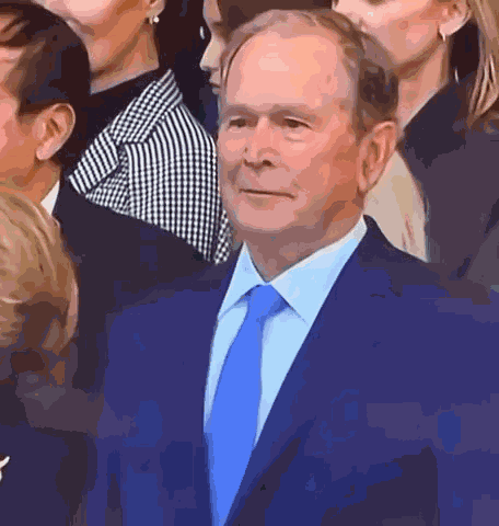George Bush Eye Brow GIF